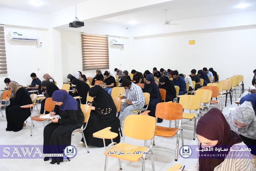 استمرار طلبة جامعتنا بأداء امتحانات الدور الثاني