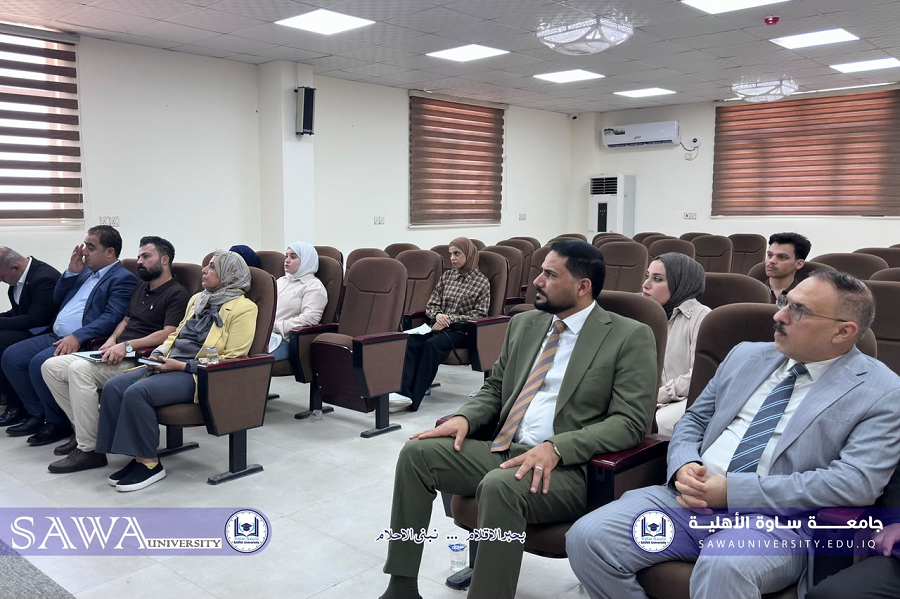 ندوة علمية بعنوان (المخاطر البيئية والصحية للنفايات الطبية في المؤسسات التعليمية )