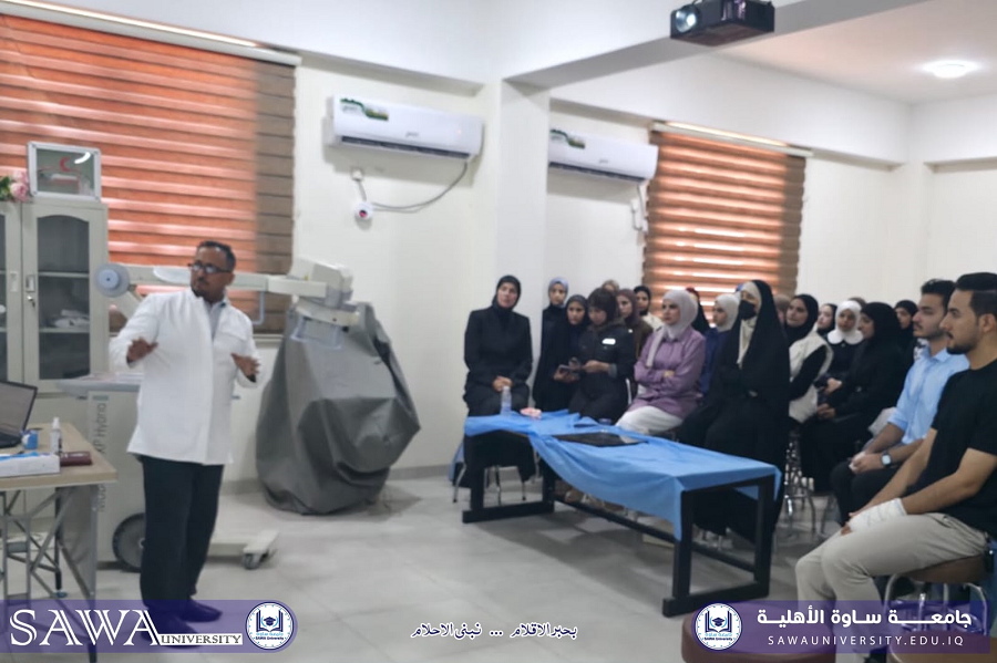 محاضرة علمية بعنوان (اهم الاعطال والمشاكل في اجهزة الاشعة السينية الواجب تعلمها من قبل المستخدم للجهاز )