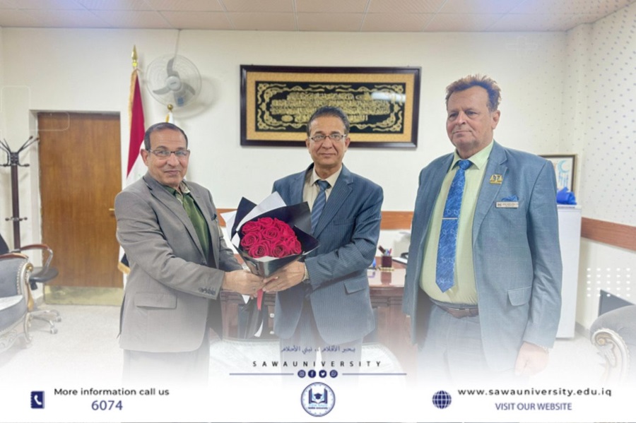 Our University Congratulates the Assistant President for Administrative Affairs at Al-Muthanna University, Prof. Dr. Hassan Hadi Al-Ziyadi.