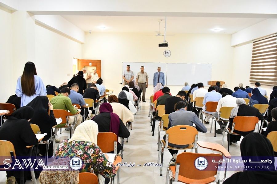 الغزي يتفقد سير الامتحانات النظرية النهائية لطلبتنا
