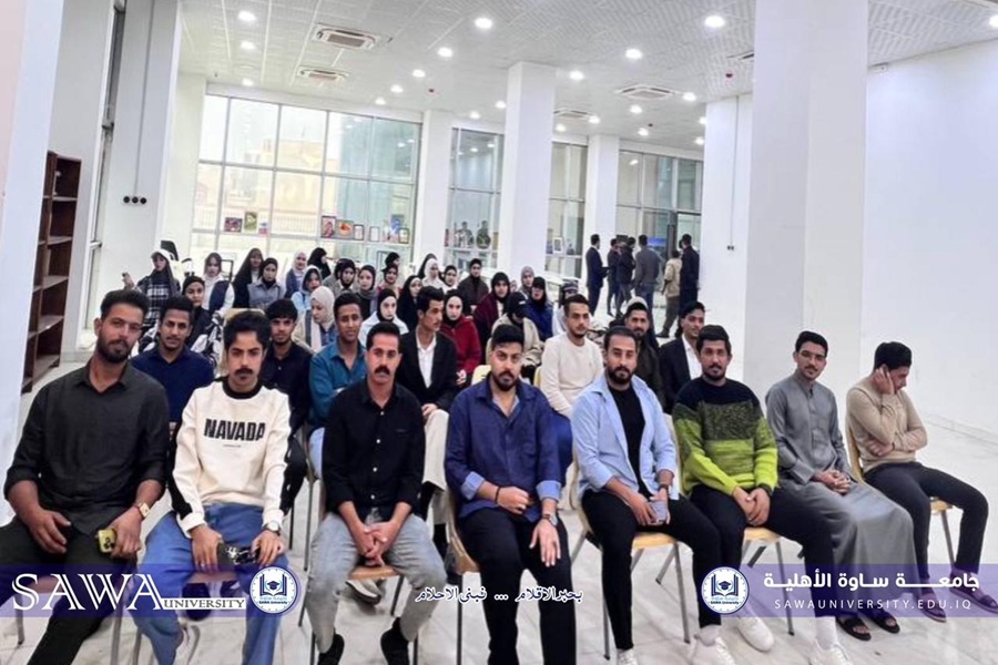 كلية التربية تنظم سفرة علمية لطلبة اللغة الانكليزية إلى المكتبة المركزية في المحافظة