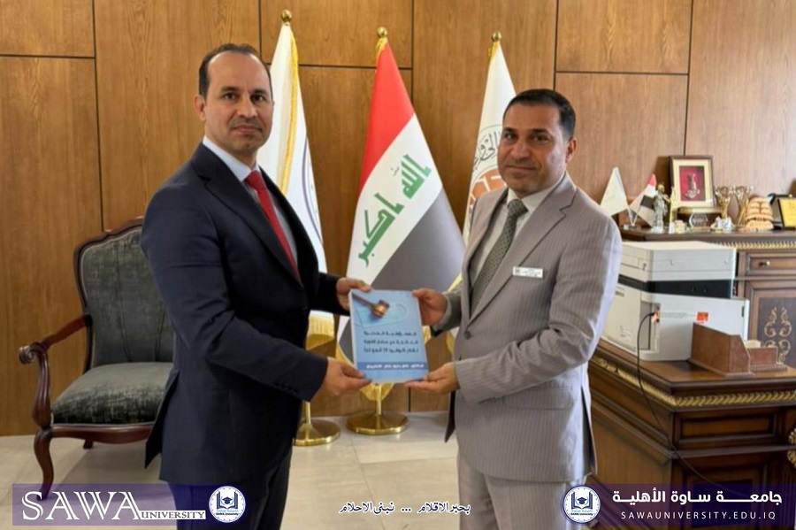 الظالمي يكرم الدكتور علي رحيم الاعاجيبي