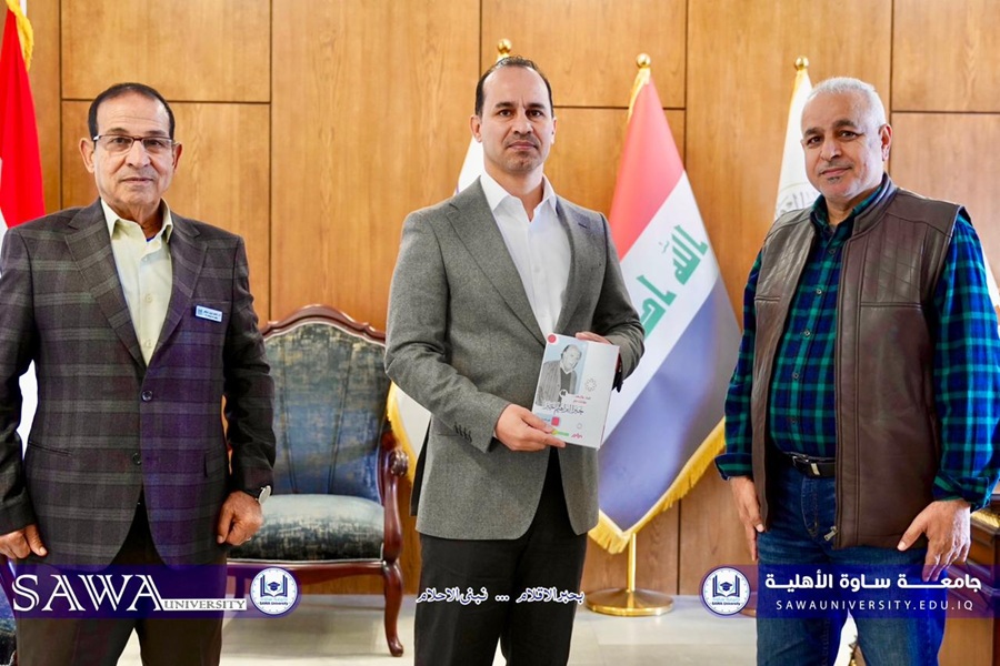 الظالمي يلتقي رئيس تحرير صحيفة السماوة الدولية