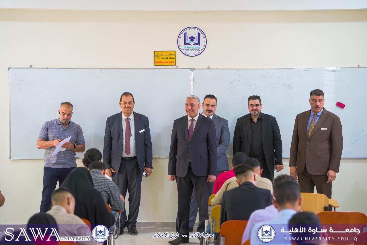 تابعت رئاسة الجامعة سير الامتحانات الوزارية في كلية القانون