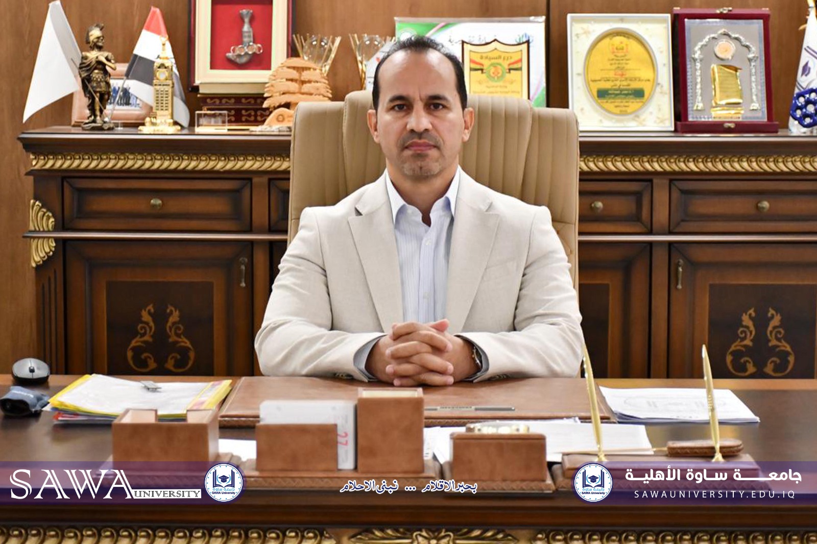 السيد رئيس مجلس الإدارة يهنئ الطلبة الناجحين ويشيد بجهود الكوادر التدريسية واللجان الإمتحانية.